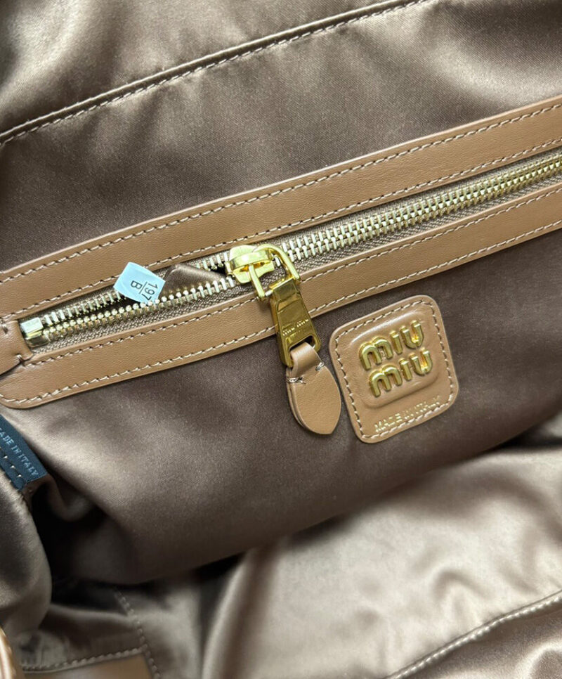 Miumiu Leather Top-handle Bag 5BB117